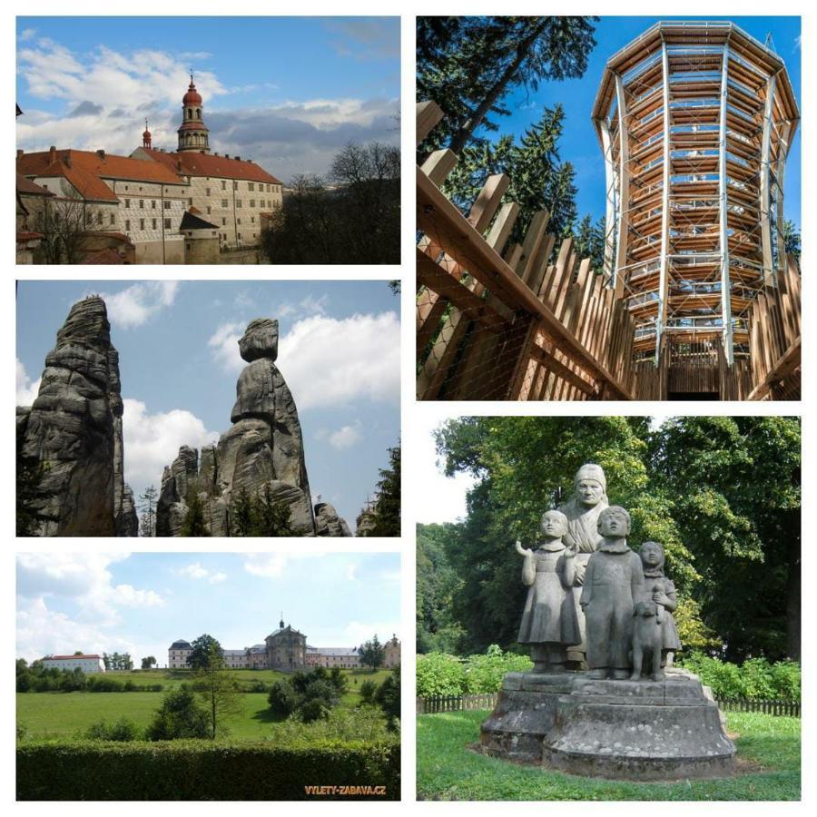 Penzion U Pesiku Červený Kostelec Exteriör bild